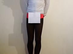 Sissy Crossdresser in Tight Spandex