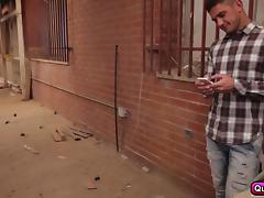 Colby Keller and Dato Foland meet and have really good sex in the alley