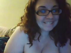 wife plays on webcam