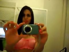 Sexy dancing in the bathroom