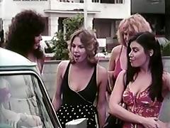 Amber Lynn, Tiffany Clark, Ashley Welles in vintage sex movie