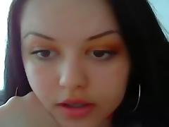 immature chick nice tease on videochat
