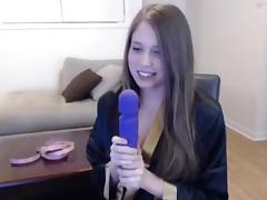 Cute brunette webcamshow