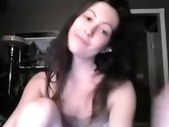 milena flashing webcam