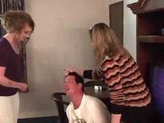 Slapped and beaten by girls less than half his age