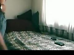 Young couple fucking on bed and chatting