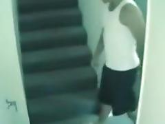 Blond mother i'd like to fuck fucking in staircase