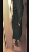 Amateur video of a crossdresser in stockings