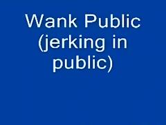 Jerking off in public compilation
