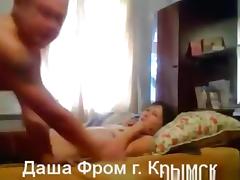 Russian girl has oral and hardcore sex with her bf