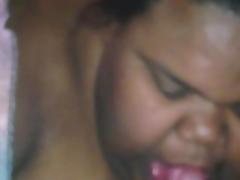 Black ssbbw interracial blow job