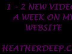 Heather Deep Scared in Kitchen gives deepthroat creamthroat throatpie