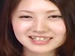 Aint She Sweet - Japanese girl Upshots Fingering & Blowjob