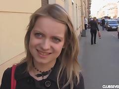 Euro girl wants to be a movie star so she fucks the guy