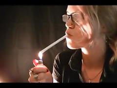 Smoking blonde 1