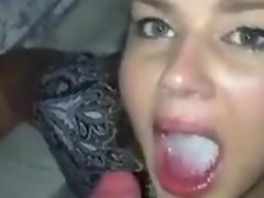 Red Lips Home Blowjob