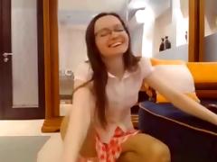 Amazing Webcam movie with Blonde scenes