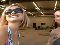 Tight pussy of a beauty rides his rod and makes it happy