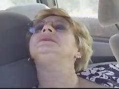 Granny fuck in the car R20