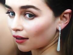 Emilia Clarke Dripping Cum Tribute