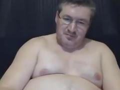 Chubby naked dad