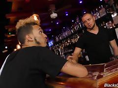 Gay cock sucking and anal bonking adventure at the local bar