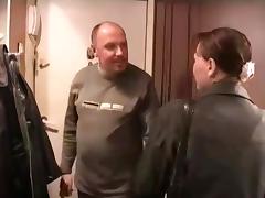 Dad invites his twats round to fuck his girl