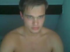 German cute boy smooth bubble ass smooth big cock on cam