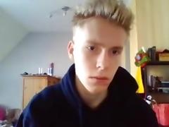 German Cute Boy Cums A Lot On Cam