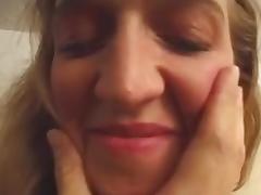 casting fuck with cum shot in mouth