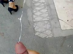 Public cumshot