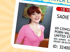 WANKZ- Teen Redhead Sadie Kennedy