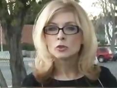 Nina Hartley Invites 2 Black Guys To The House