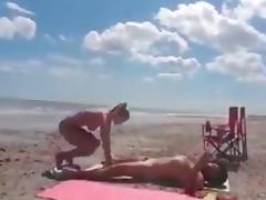 Beach cuckolding