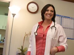 Attractive doctor Juelz Ventura gets her first ever big black dick