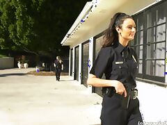 Police officer Eliza Ibarra gangbanged by a group of dudes