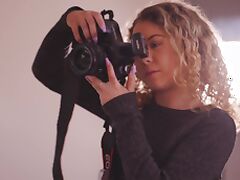 Amateur photographer Allie Addison is surprised by the size of his cock