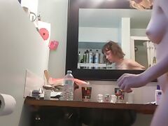 18 year-old Bathroom spy webcam - Fanta