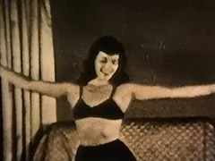 Gorgeous Girl Dancing and Stripping 1950