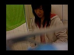 taiwan girl showering show Taiwan sexy shower show is filmed by a voyeur who gets off on watching se