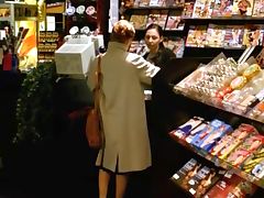 A Woman Visits A Sex Shop To Watch Porn