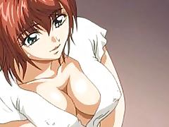 Hot Manga Babe With Round Knockers Gets Fucked on a Couch