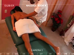 Two Different Shots Of The Same Happy Ending Massage