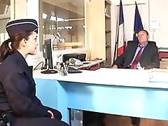 Hot French Customs Broker Gets Ass Banged and Jizzed