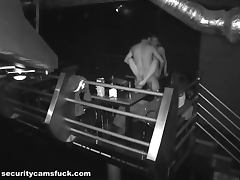 Hardcore Nightclub Pounding gets Caught by Security Camera