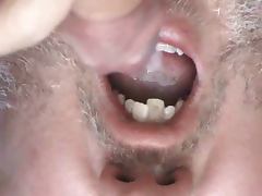 cum in my own mouth