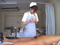 Miyu Akimoto Does Her Nurse Duty By Sucking Him Off