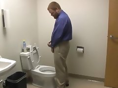 Guys in bathroom fucking ass