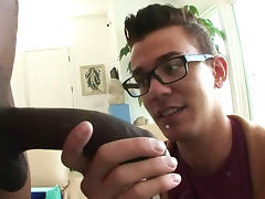 Hot teen Seth Roberts is getting chocolate cum