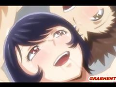 Cute hentai coed hot wetpussy poking